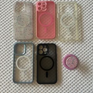 iPhone 13pro Multicolor Case Set with MagSafe Compatibility- set of 5